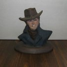 Vintage 1970s-80s John Wayne Hand Panted Bust by Blackbird Mold Inc