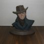 Vintage 1970s-80s John Wayne Hand Panted Bust by Blackbird Mold Inc