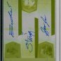 STING BOOKER T SAMOA JOE - 2008 TNA Cross the Line PRINTING PLATE AUTOGRAPH #1/1