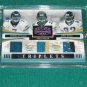 2005 Gridiron Gear Triplets Jersey Numbers PATCH Byron Leftwich Fred Taylor #4/8