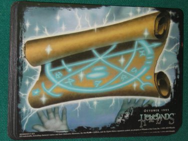 Magic 8th Edition Jumbo BOX TOPPER Oversized Card - MERCHANT SCROLL