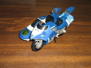 1993 Mighty Morphin Power Rangers TRICERATOPS Battle Bikes & Blue ...
