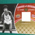 2010 Upper Deck World of Sports All-Sport Apparel Jersey Julius Erving