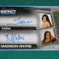 TARA & MADISON RAYNE 2011 TNA Signature IMPACT GOLD Autograph #07 of 25 made