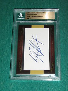 STEPHEN BALDWIN - 2011 Leaf Cut Signature Edition Autograph #6/6