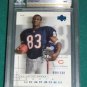 2001 UD Graded David Terrell Rookie Card #099 of 500 - BGS 9 (with 2- 9.5)