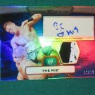 THE MIZ - 2010 Topps Platinum BLUE WWE Autograph RELIC SHIRT PATCH #89 of 99
