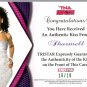 SHARMELL - 2009 TRISTAR TNA Impact GREEN KISS CARD #10 of 10 made wwe auto