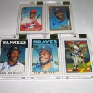 Lot of 5 2015 Topps Archives Signature Ken Griffey 1986 1989 1988 1991 Autograph