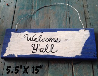 Welcome sign