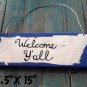 Welcome sign