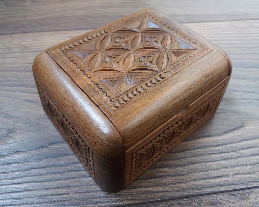Handmade Armenian wooden box