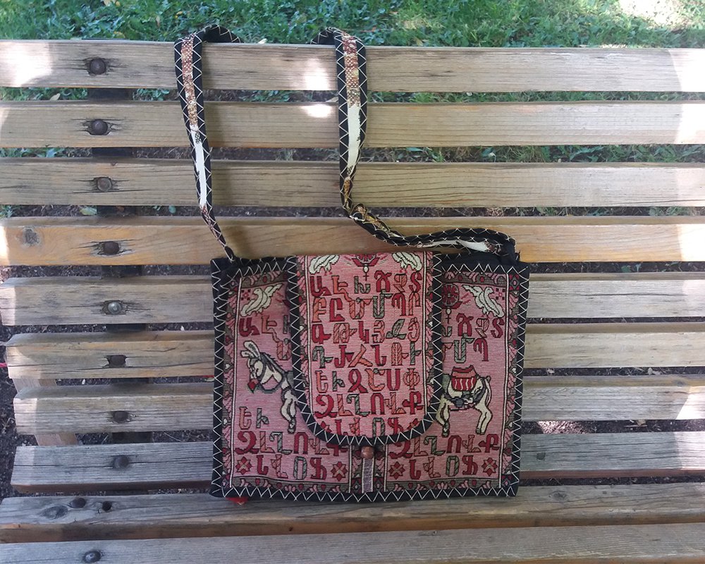 Armenian Alphabet Bag