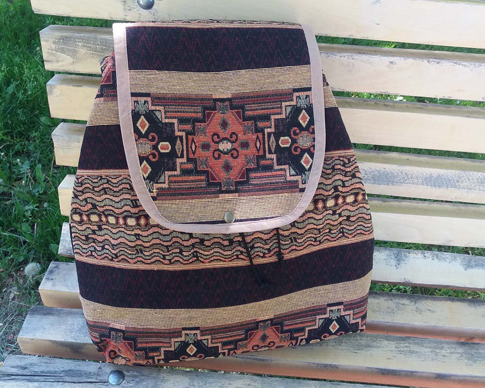 Large Armenian Backpack Bag