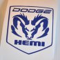 Dodge Spiked or Tribal Ram Hemi logo Vinyl Decal Window Sticker