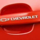 Set (2) Chevrolet Chevy Door Handle Vinyl Decal Window Sticker