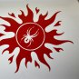 Spyder Spider Sun BRP Vinyl Decal Window in Red