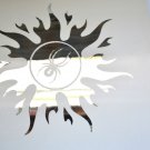 Spyder Spider Sun Vinyl Decal Window Sticker in Chrome