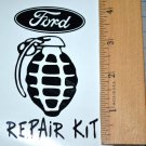 Ford  Repair Kit Vinyl Decal Window Sticker for Motorcycle, car or ??