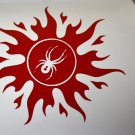 Motorcycle BRP Spyder (Spider) Sun Vinyl Decal Window Sticker