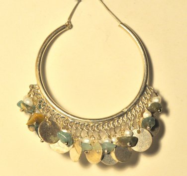 Hand Made Sterling Silver Earring with Gemstones