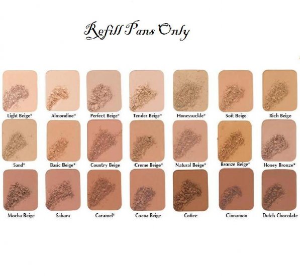 Two-way foundation Refill Pans Only