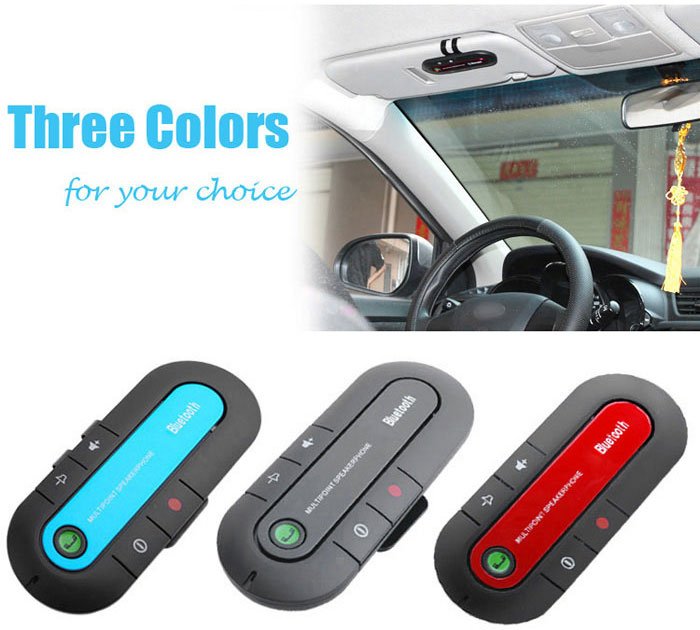 Car Bluetooth V4.1 + EDR Hands-free Speakerphone Kit Black