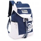 Canvas Unisex Preppy Style Backpack   -  SAPPHIRE BLUE