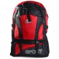 Oxford Outdoor Backpack Double Shoulder Bag  -  BLACK