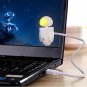 Mini USB Touch Switch Three Modes Adjust Brightness LED Robot Night Light for Laptop PC