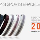 Power Ionics Titanium Sports Wristband Bracelet 2000ions/cc