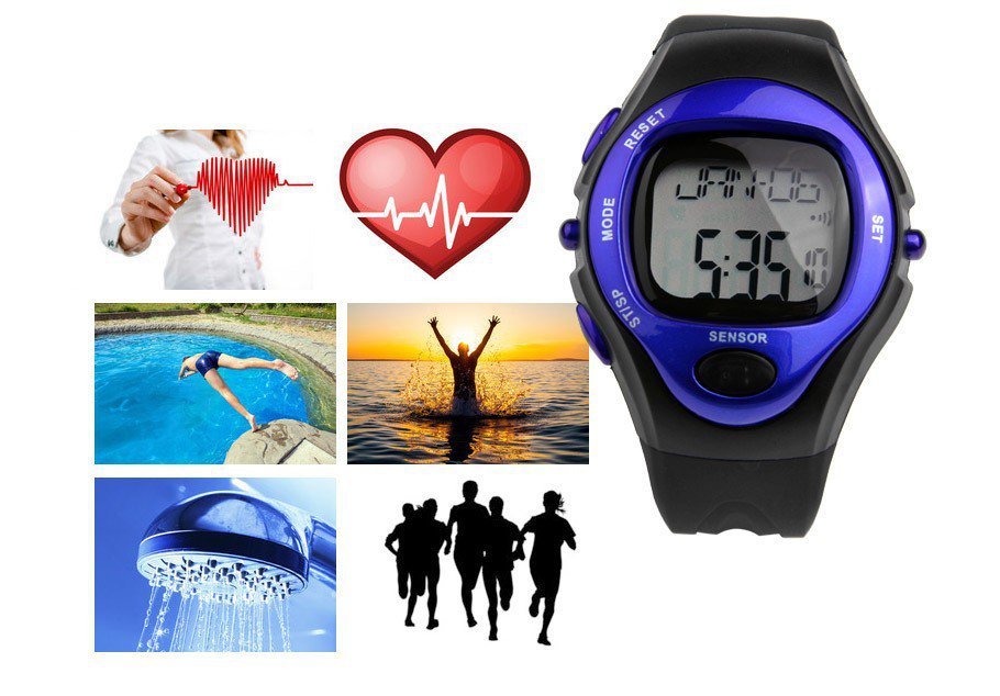NEW! Pulse Heart Rate Monitor Calorie Watch! Chronograph, Alarm
