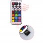 10-LED Colorful Waterproof Vase Base Light Christmas Party Decoration Lamp w Remote Control