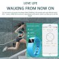 TW64 PRO Heart Rate Monitor Watch Fitness Tracker Pedometer Calorie Counter - Light Blue