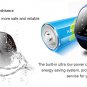 R-Watch M26S Bluetooth Smart Watch w LED Display Music Player Pedometer for Android iOS - BlUE