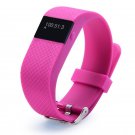 Best Seller! TW64PRO Heart Rate Monitor Watch Fitness Tracker Pedometer Calorie BMI Sleep - Hot Pink