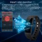 Smart Bracelet Fitness Tracker Heart Rate Monitor Pedometer Sleep Calorie Monitor Remote Cam Watch