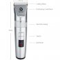 USB Ceramic Blade Hair Trimmer Rechargeable Double Blade 5-Speed LED indicators
