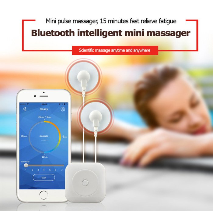 Bluetooth Intellingent Mini Electric Massager with 6 Massage Modes