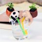 Mini Auto Water Absorption Animal Potted Plants Office Desktop Plant
