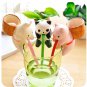 Mini Auto Water Absorption Animal Potted Plants Office Desktop Plant