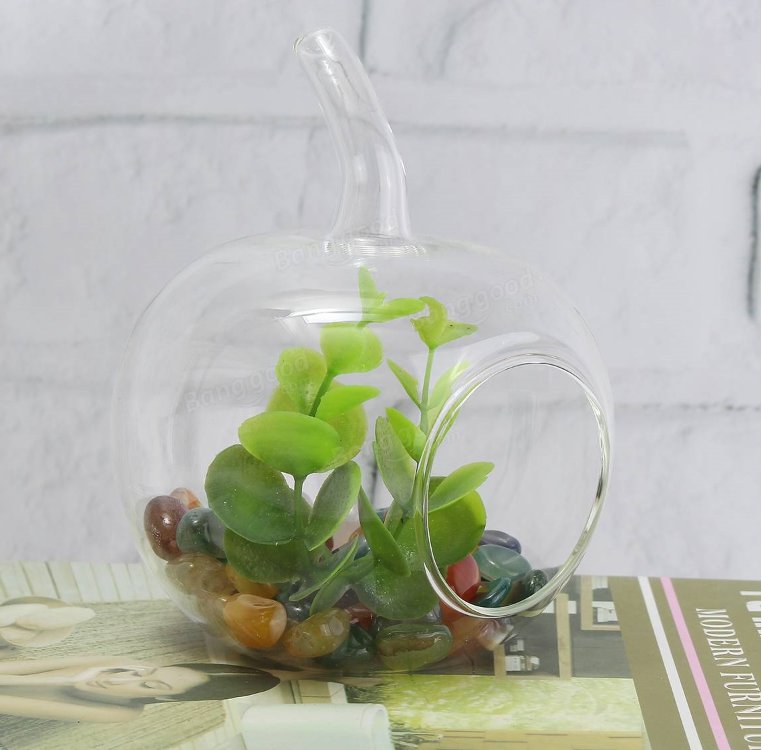 Crystal Glass Flower Vase Terrarium Container Micro Landscape Glass Bottles Decor