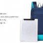 Water-resistant Nylon 15L Ultra-light Leisure Backpack - Light Blue/Yellow