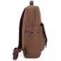 KAUKKO ZP20 15L Retro Style Unisex Canvas Backpack - BLACK