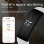 NEW! V66 BTH 4.0 Waterproof IP68 Smart Bracelet Heart Rate Monitor Pedometer Sleep Calorie Purple
