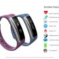 Best Seller! Latest Zeblaze BTH 4.0 Heart Rate Monitor Smart Wristband Aluminum Case - BLACK