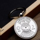2010 To 2060 Years Perpetual Calendar Metal Key Chain Personalized Key Ring