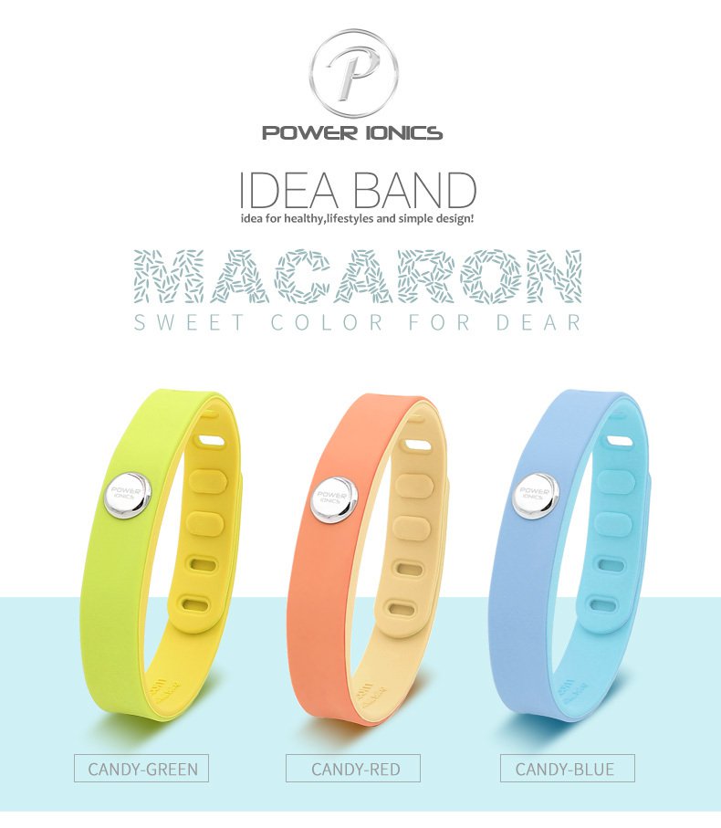 Power Ionics 3000 ions IDEA BAND Sports Titanium Bracelet Wristband