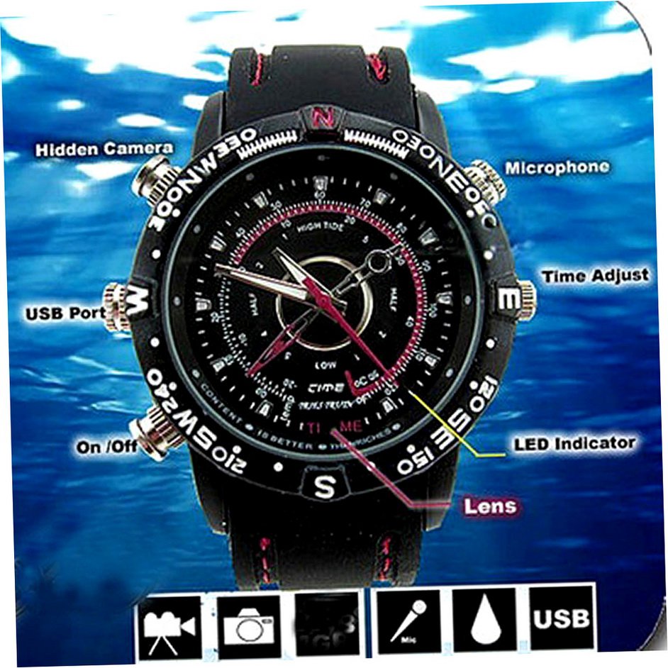 8gb spy dvr camera watch