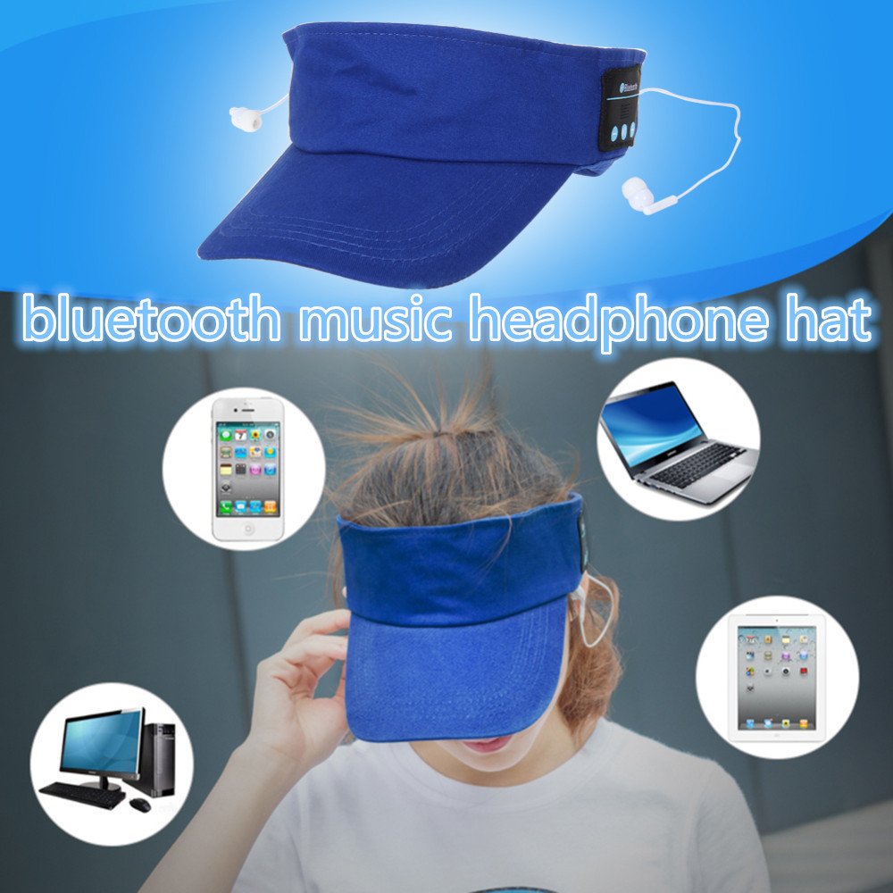 Bluetooth Cap Outdoor Wireless Smart Music Speaker Headphone Handsfree for Smart phone